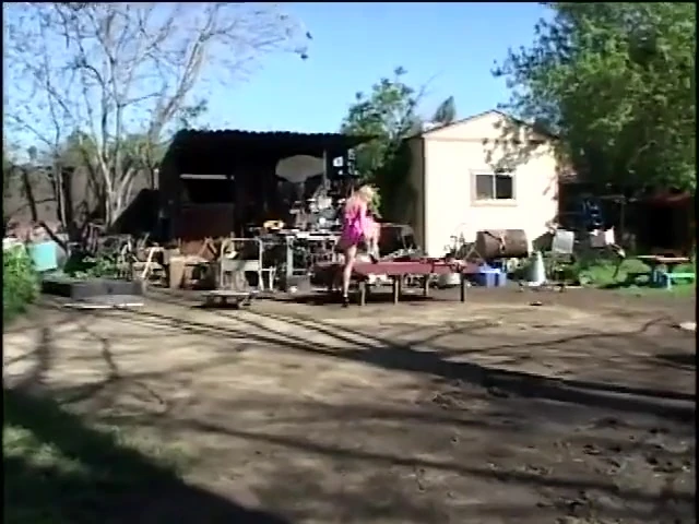Slutty Blonde Takes Control of Many Cocks