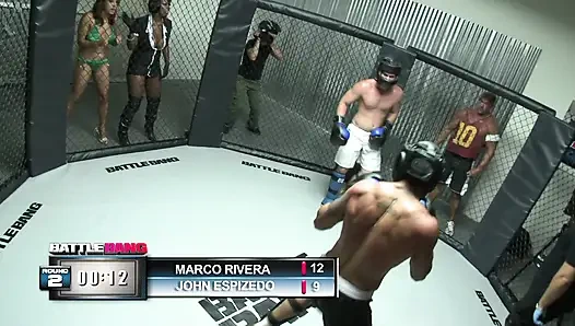 Zenci hatun ringde adamın yarağını tatmin ediyor