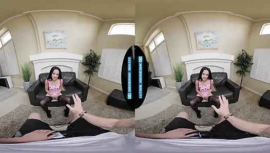 Ölümcül sert sanal gerçeklik - evli kadın seni porno izlerken yakalıyor, böyle sikilmeyi talep ediyor