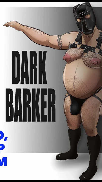 Dark Barker dildo pompası ve boşalma