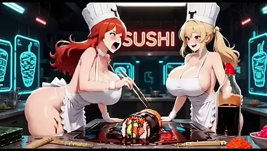 Komik aşçı videosu, ai animasyon
