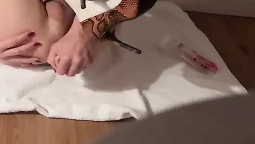 Yapay penisimin her yerine oturan yakın çekim