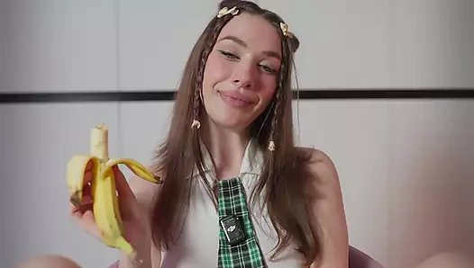 Anime Schoolgirl Just Wanted to .Study But Her Neighbor Had Other Plans