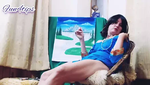 Senin zevk alman için sigara içen ateşli bebeğim.