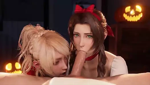 Kim daha iyi yarak emiyor, luna mı aerith mi?