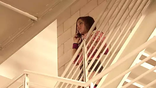 Genç bebek içinde pembe çorap kahrolası