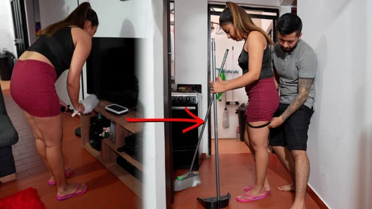 Hizmetçi işteki ilk gününde bunun başına gelmesini beklemiyordu.