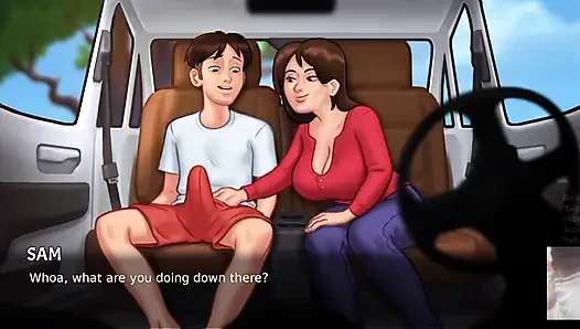 I Fuck my MILF Step-Mom in the car in public!! SUMMER TIME SAGA DEBBIE!!