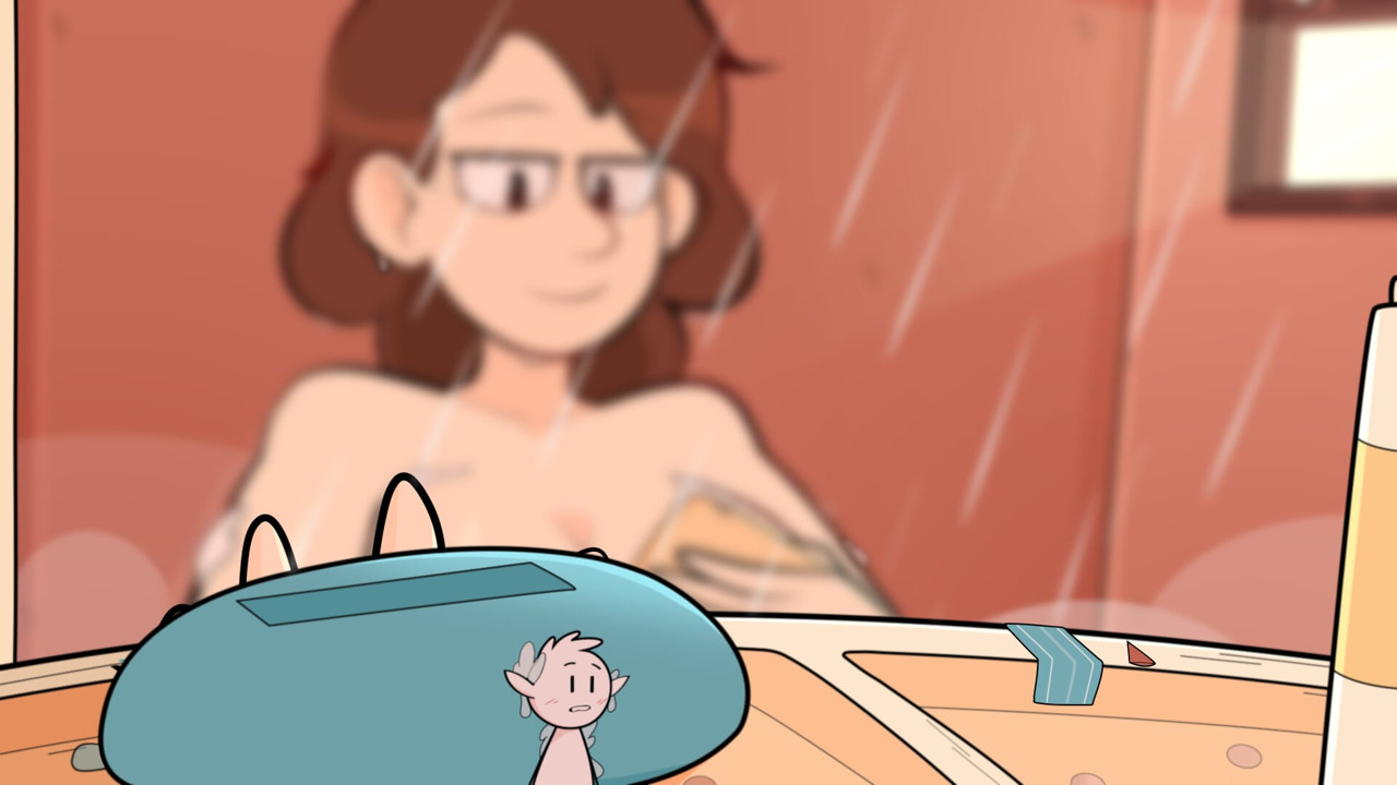 Johanna banyo yapıyor
