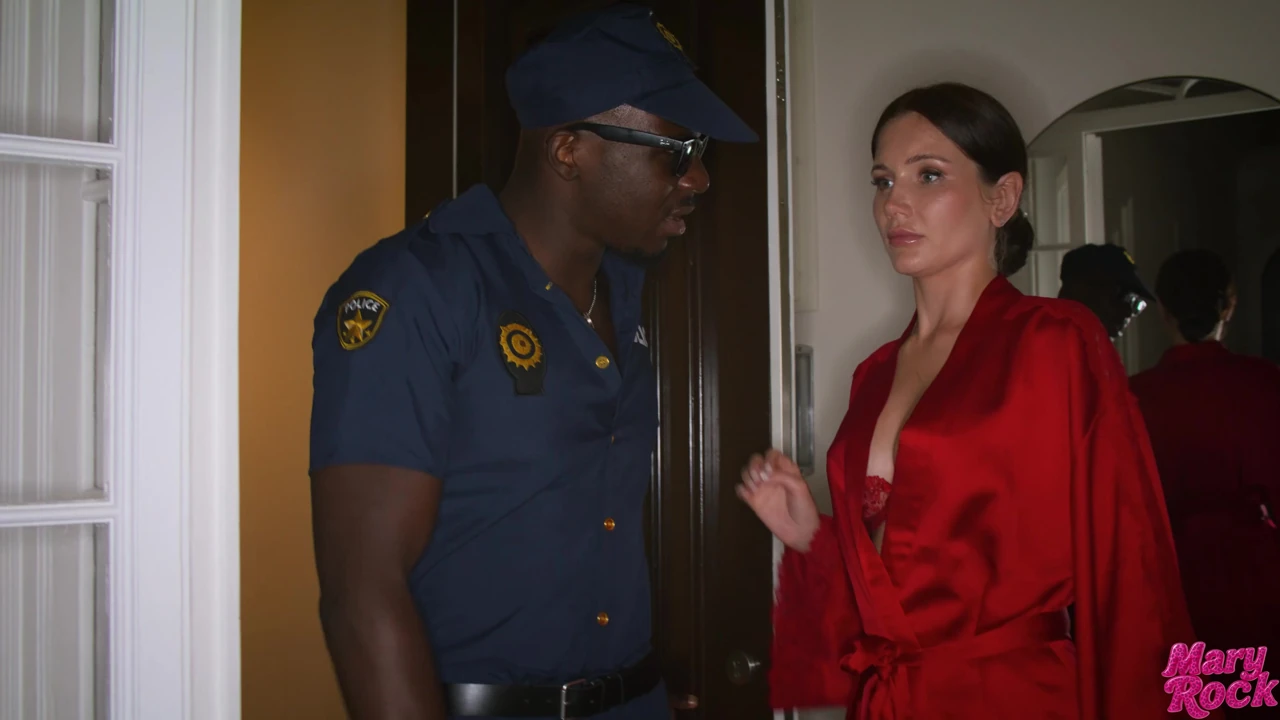 My neighbor Mary took a big black cock instead of getting arrested.