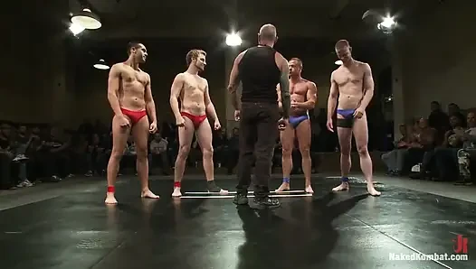 Tyler Saint ve Blake Daniels ve Sebastian Keys ve Emanuel canlı izleyici etiketi takım maçı