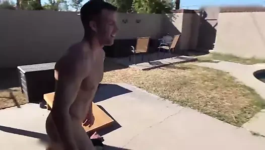 Kıllı futbol jock michael kasten gerizekalı kapalı