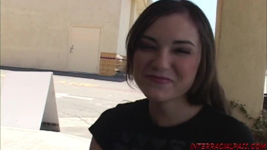 Genç sasha grey içinde ona ilk ırklararası seks