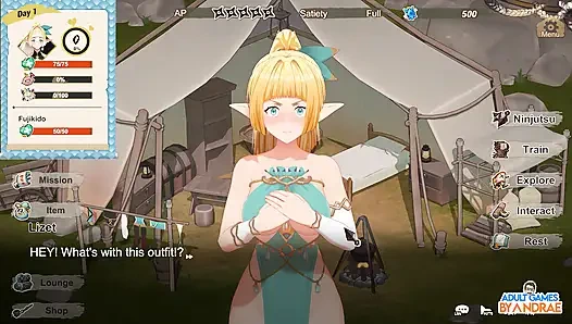 Kaç, elf ninjam! 3 boyutlu oyun bölüm 1