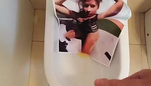 Avril Lavigne Piss & Cum Tribute