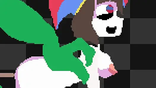 pomni pixelart timelapse