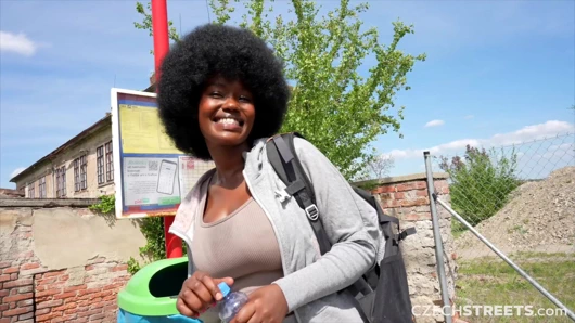 Çek sokakları 152: sevimli büyük memeli zenci kızla şenlik