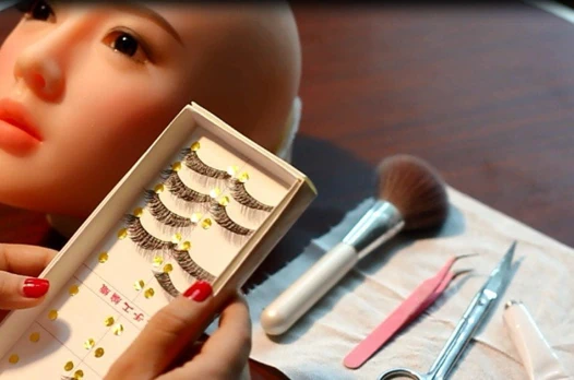 Siktir et bebeğine yeni kirpikler tak