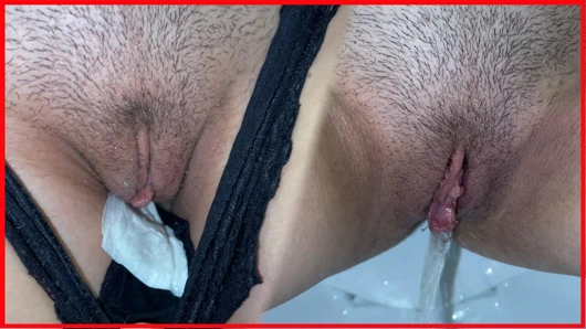 Yastıkla tıraşsız amcık işeme derlemesi! POV!