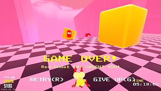 Pacman ghosts beni hep birlikte sikmeye karar veriyor, ağızlarında spermim için kavga ediyor