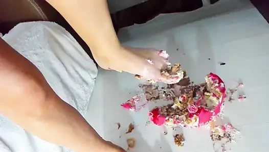 Yalınayak Ayak Yalamada Çoraplı Pasta Ezme Ilerleme Topuklu Ayakkabılar