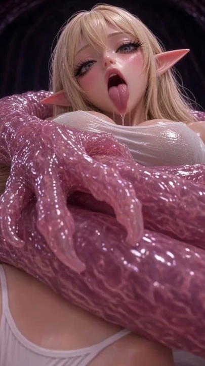 3d anime elf slime ejderha ile sikişiyor | Bölüm 2