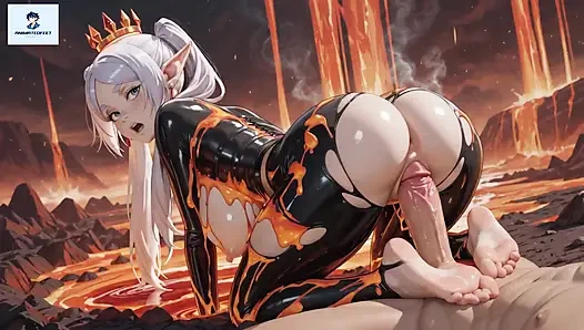 Frieren anime ters kovboy kız sikişi derlemesi