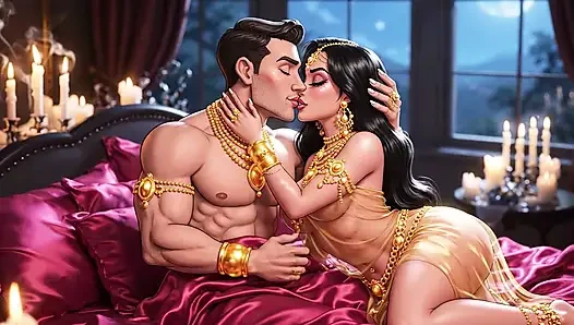 Moonlight Mein Desi Girl Ki Passionate Chudai - Heavy Jewellery Wali Randi