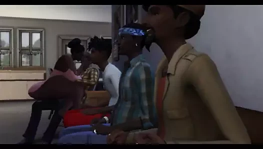 Büyük göt hamile siyah eş becerdin yanında koca