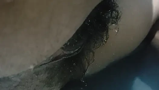 Hot Wife Big Pussy Standing Up On Water, Homemade Sex & Hairy Pussy Close up Carrying