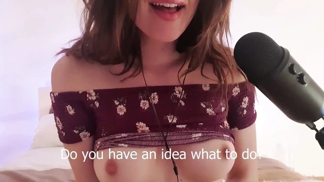 German teen tells you exactly how to lick her pink holes (German JOI)