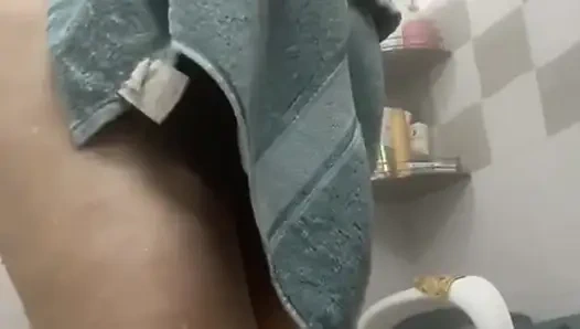 Indian Mom Shower Striptease