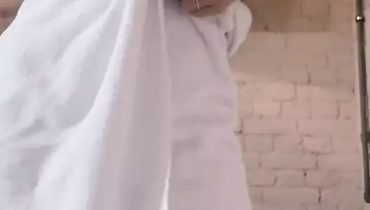 Ev güzel striptiz yakın çekim