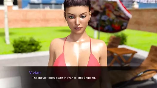 mia ile yaz - vivian arka bahçede bir kız becerdin