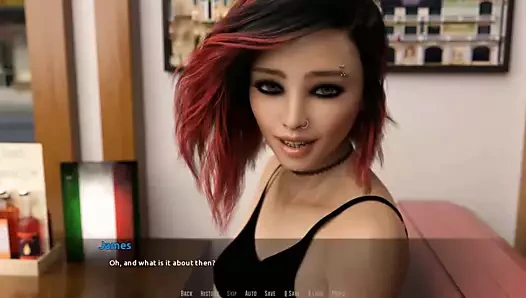 Bir rock yıldızı olun: pizzacıda iki seksi kız ve iki erkek - s2e23