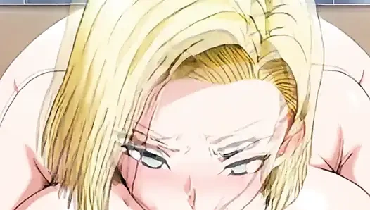 Dragon Ball Android 18 høne (AI) forenklet versjon