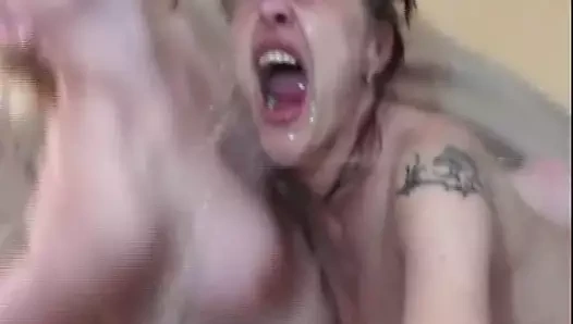 mutlu amatör ıslak dörtlü