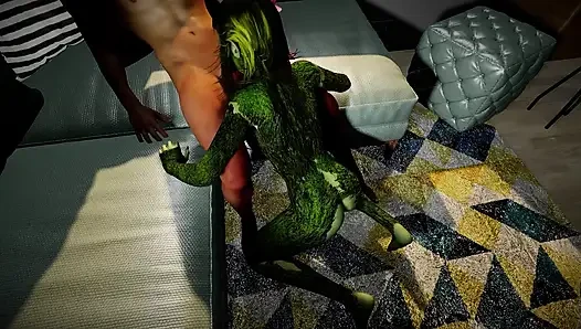 Seksi dryad bakış açısıyla yarak emiyor