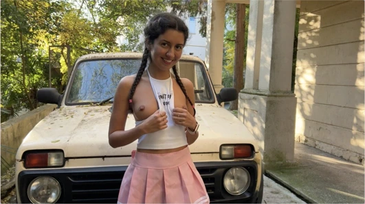 Kaba seks ile üvey kardeş içinde ağ külotlu çorap