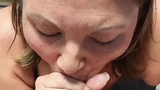 She wants to suck it so badly loud moans as she cums so many times sexy af
