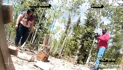 Foxy rose ile açık havada eğlence