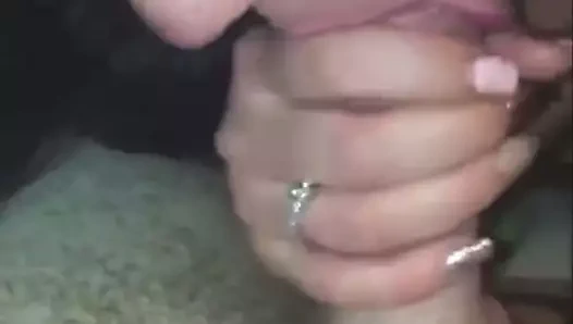 Kalın beyaz eş emme horoz için the sonuna