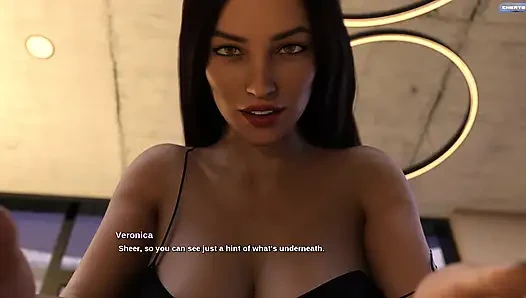 Yaşam yarışı - seks sahnesi #01 - sürtük ateşli orta yaşlı seksi kadın ile gece yarısı - 3 boyutlu hentai oyunu