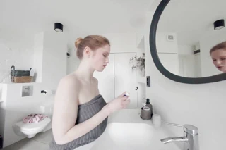 Arielka sabah çiş ve duş