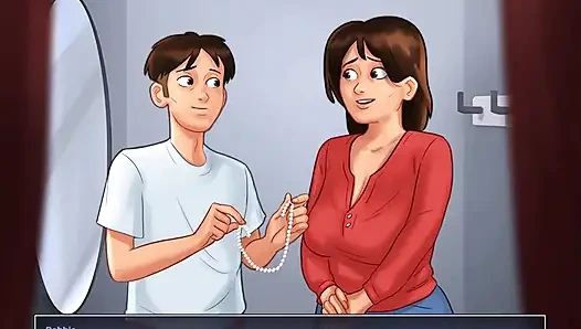 Yaz mevsimi efsanesi: üvey anne üvey oğlunu ortak odada öpüyor bölüm 40