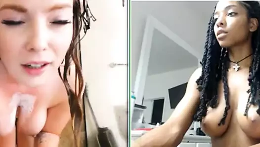 Siyah beyaz bölünmüş video 2