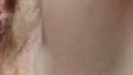 Bbw jerks hairy pussy