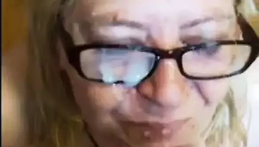 yeni amatör yüz ve ağızda cum alır, yüz cim derleme part2