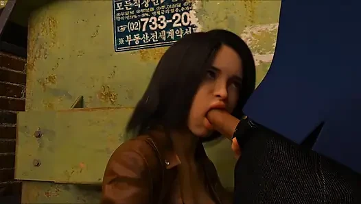 Office Colleague Girl Sucking Viktor Big Cock Almost Caught