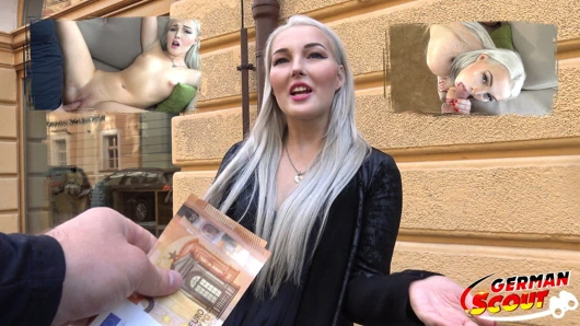 Alman izci - sevimli kolej genç, pikap kadrosunda sikişmek için konuşur